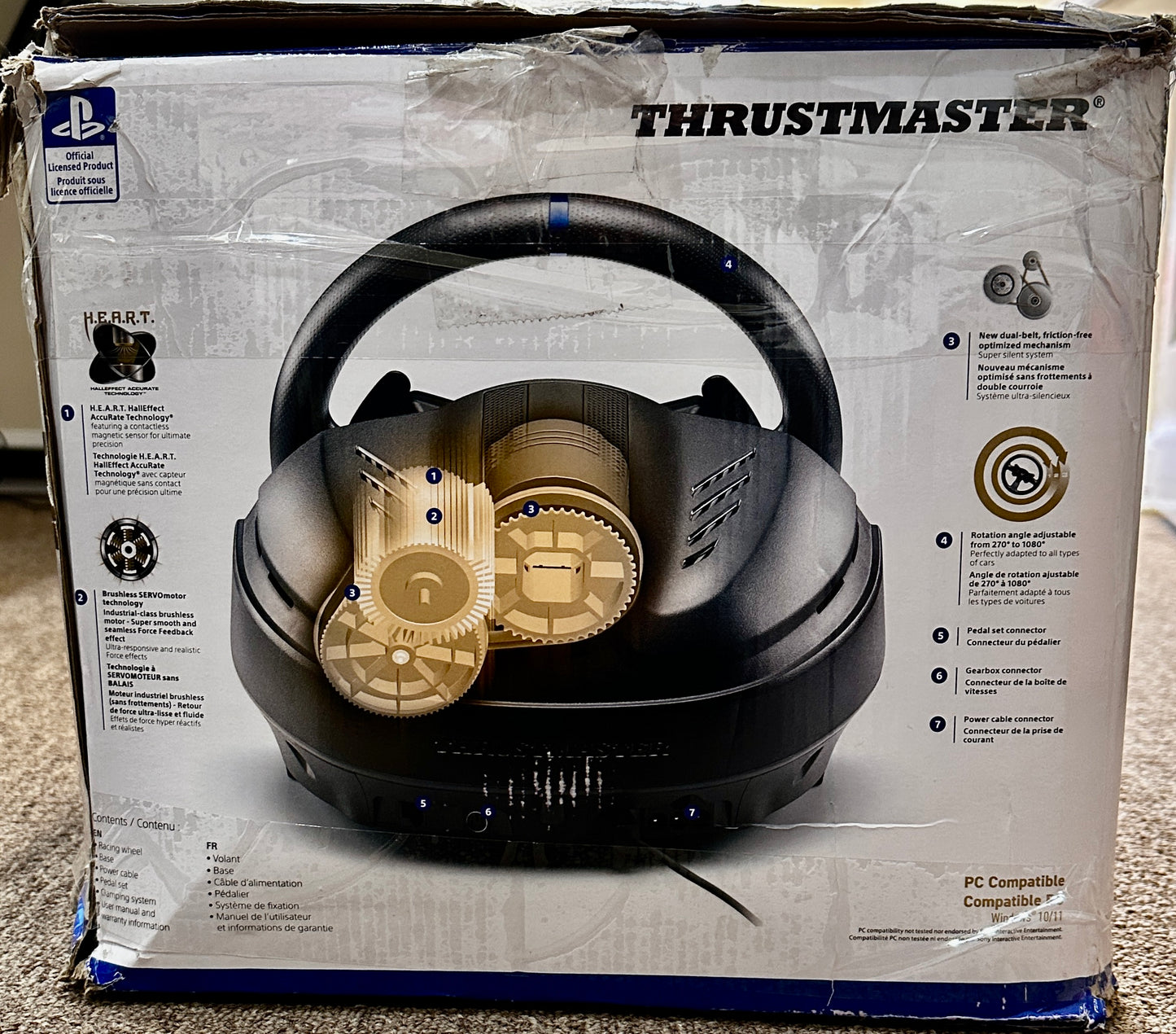 Thrustmaster T300 RS GT Edition Racing Wheel w/ Pedals for PS3, PS4 & PC (DAMAGE BOX)