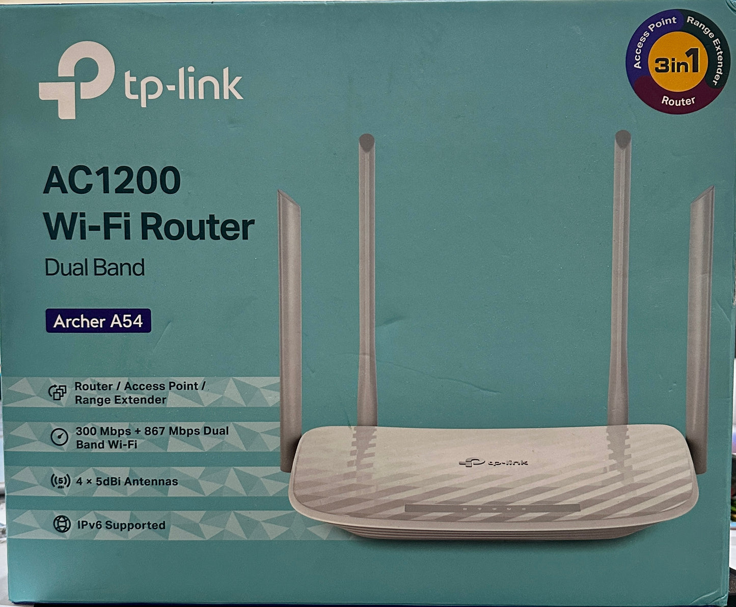 TP-Link AC1200 WiFi Router (Archer A54)  (OPEN BOX)
