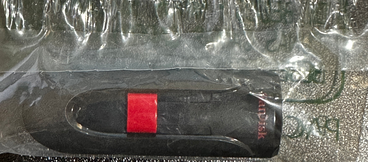 SanDisk Cruzer Glide USB 2.0 64GB Flash drive SDCZ60-064G-B35 (OPEN BOX-NO BOX)