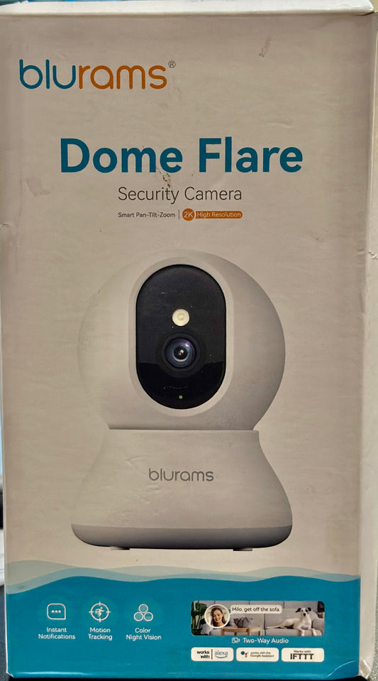 Blurams Indoor Camera 2K, Security Camera, 360° Pet Camera for Home (OPEN BOX)