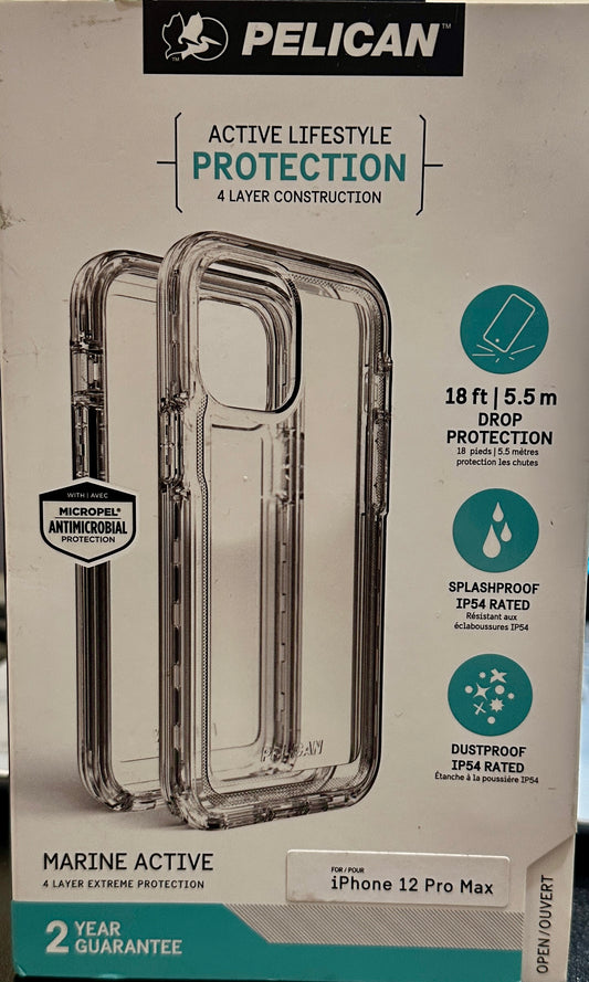 New Open Box Pelican Marine Active Case Compatible With iPhone 12 Pro Max
