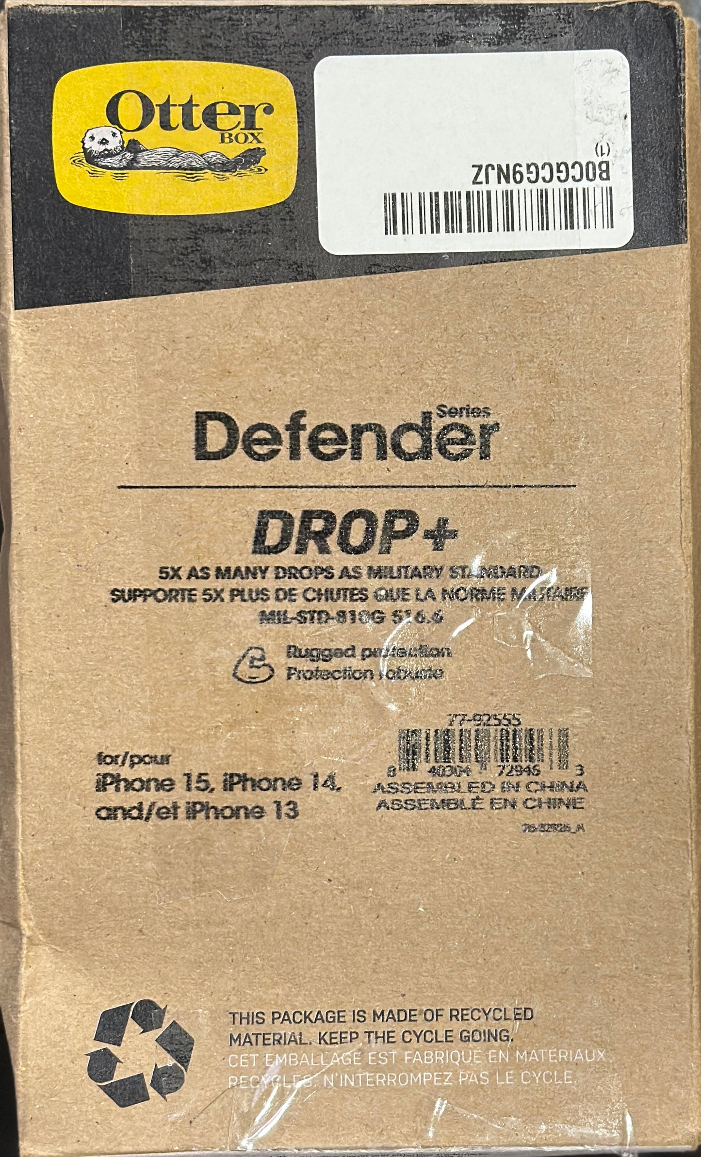 OtterBox Defender Series Case for iPhone 15, iPhone 14 and iPhone 13 (OPEN BOX)