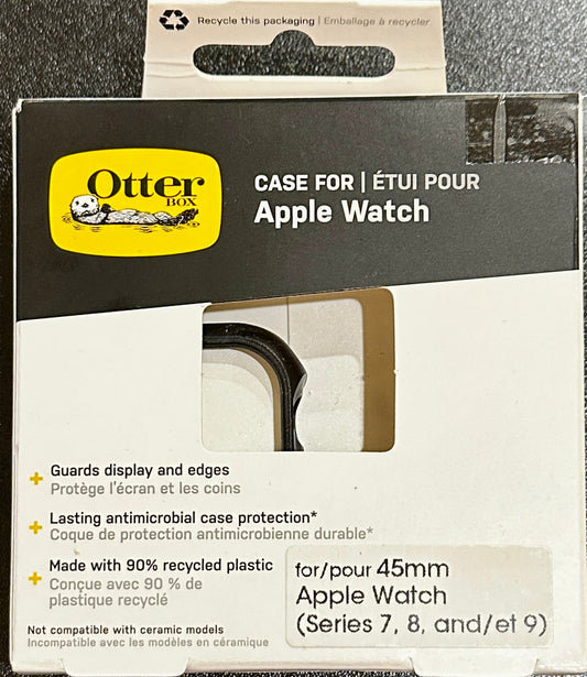 OtterBox All Day Case for Apple Watch Series 7/8/9 (45mm) - (Black) OPEN BOX