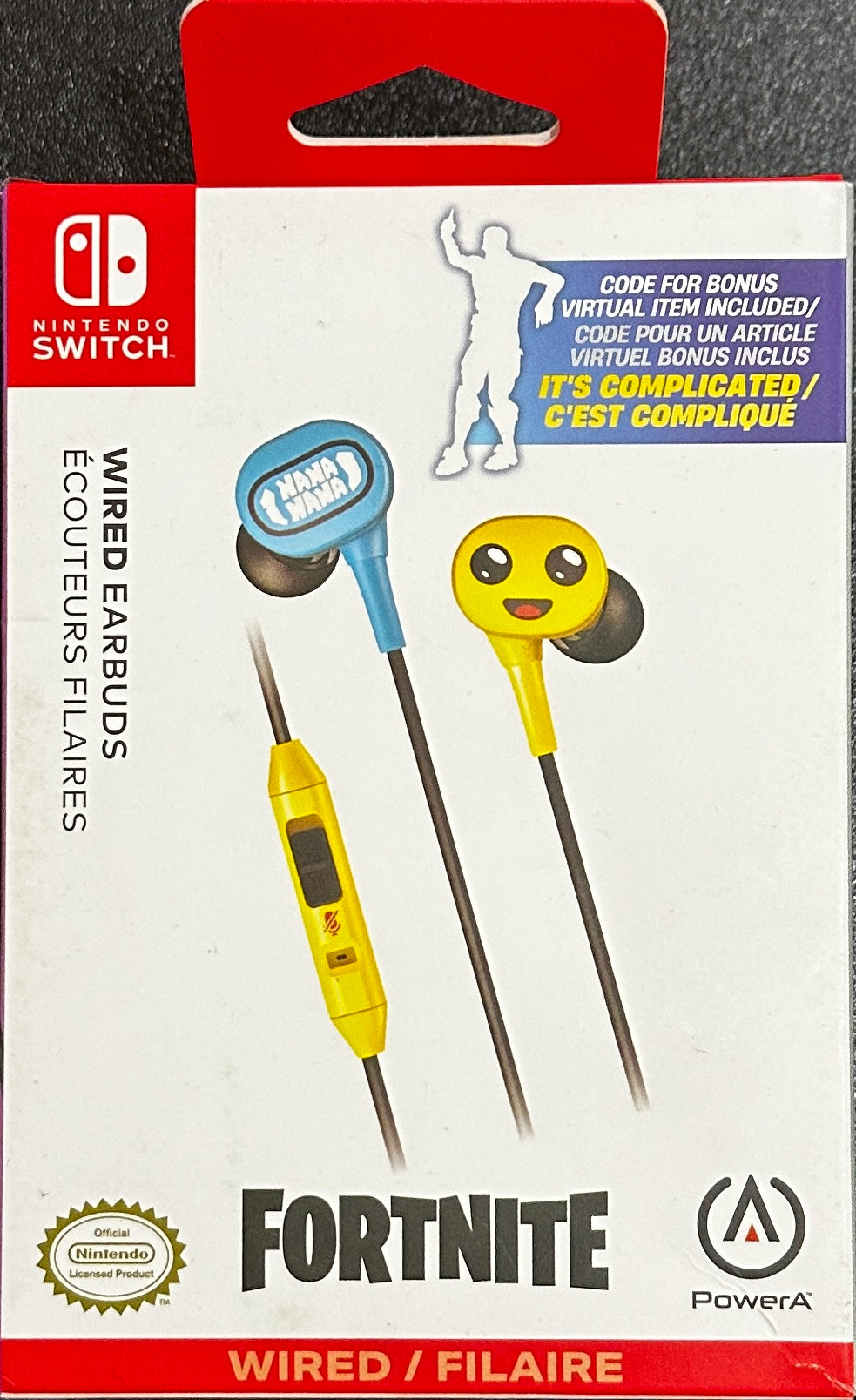 Wired Headphones - Nintendo Switch Fortnite Peely  for Nintendo Switch (OPEN BOX)