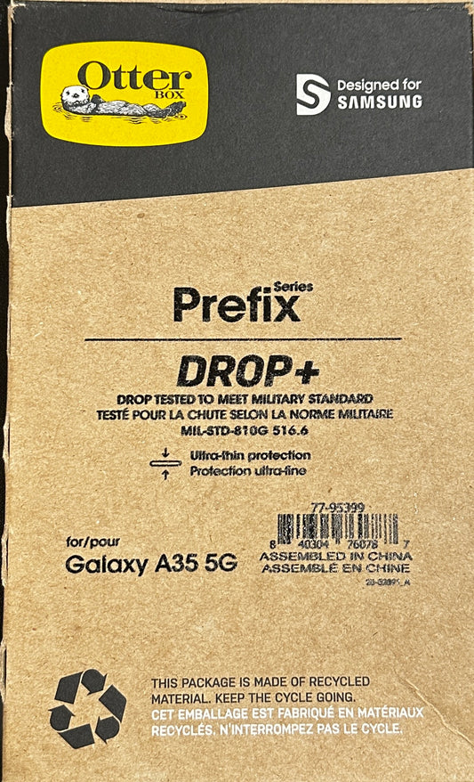 OtterBox Samsung Galaxy A35 Prefix Series Case - Stardust (Clear/Glitter) (OPEN BOX)