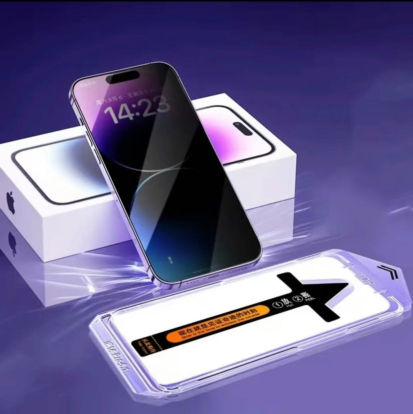 2-Pack Matte Screen Protector Glass for iPhone 14 15 Plus Pro Max Anti-Glare