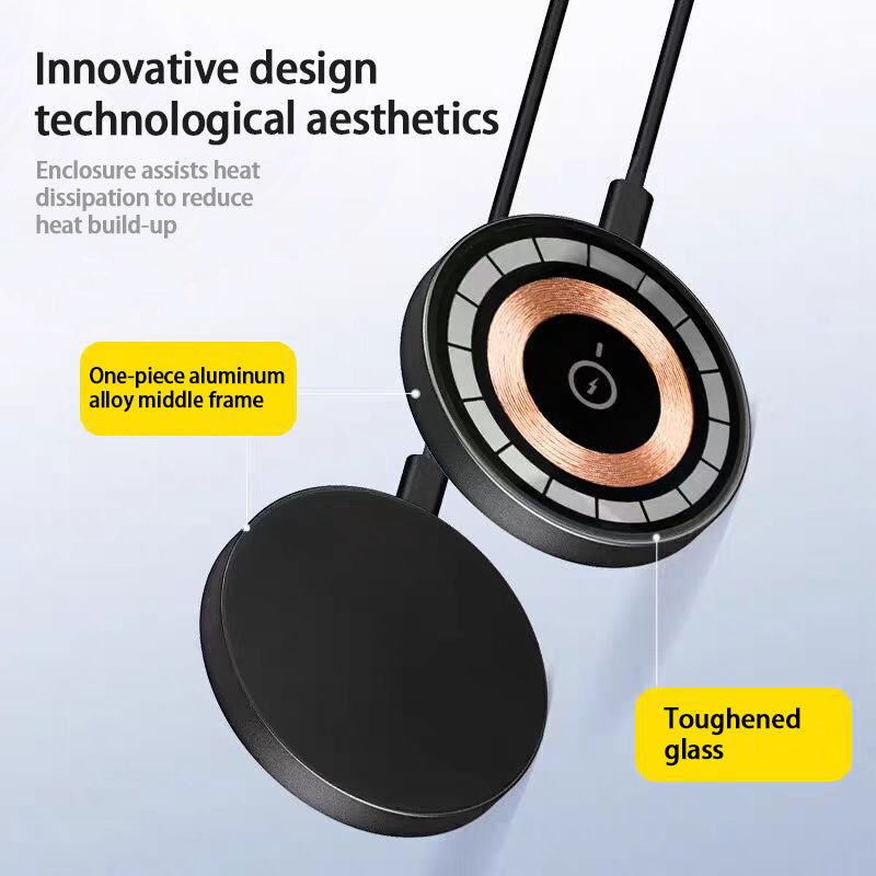 Magnetic Wireless Charger 15W Fast Charging Pad for iPhone 12–17 Series